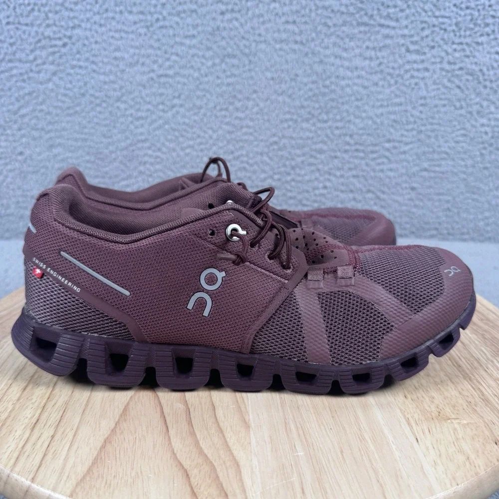 On Cloud 6 Womens 9 Mulberry Pebble Running Shoes Sneakers 3WF10060755
